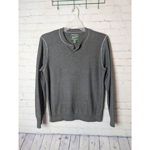 Woolrich long sleeve soft Henley top medium - Picture 1 of 3